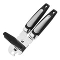 3-In-1 Manual Can and Bottle Opener - Stainless Steel, Black and Silver - view 2