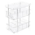 3-Layer Clear Storage Rack with Removable Dividers for Home Organising - view 2