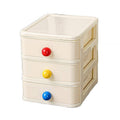 3 Layer Mini Drawer Storage Box Plastic Desktop Organiser - view 2