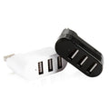 3 Port USB Hub Splitter Adapter, Super Speed Data Hub for Laptop and PC - White - view 3