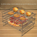 3-Tier Collapsible Cooling Rack for Cakes and Bread, 40 x 25 x 23 cm - view 4