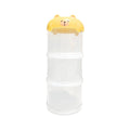 3-Tier Pet Food Storage Container, Stackable Travel Snack Bucket - Yellow
