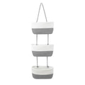 3 Tier Wall Mounted Hanging Basket Storage Organiser for Clutter - Without Tassels