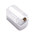 30 Hole Nail Drill Bit Holder with Dustproof Cover - White