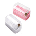 30 Hole Nail Drill Bit Holder with Dustproof Cover - White - view 3