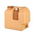 30 L Portable Camping Water Storage Tank with Tap, Soap Dispenser and Carry Handle - view 2
