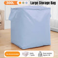 300 L Large Capacity Storage Bag, Waterproof - Blue (70 x 60 x 62 cm) - view 2