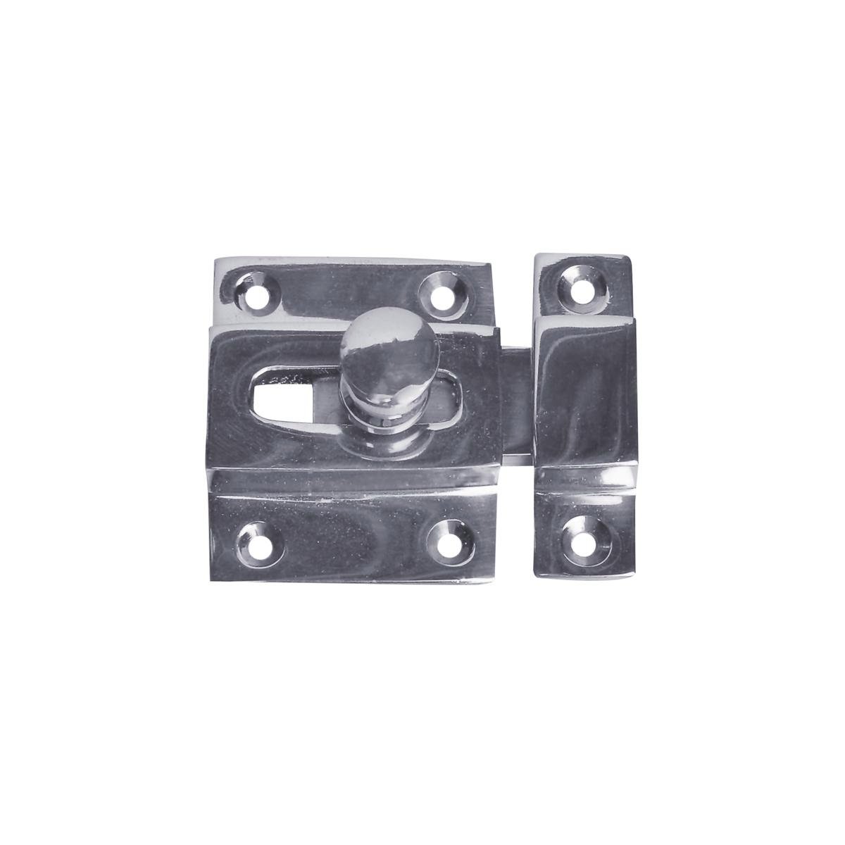 Delf Cabinet Baby Latch - 50 x 45mm - Zinc Alloy - Polished Chrome - SuperSaverAU - view 1