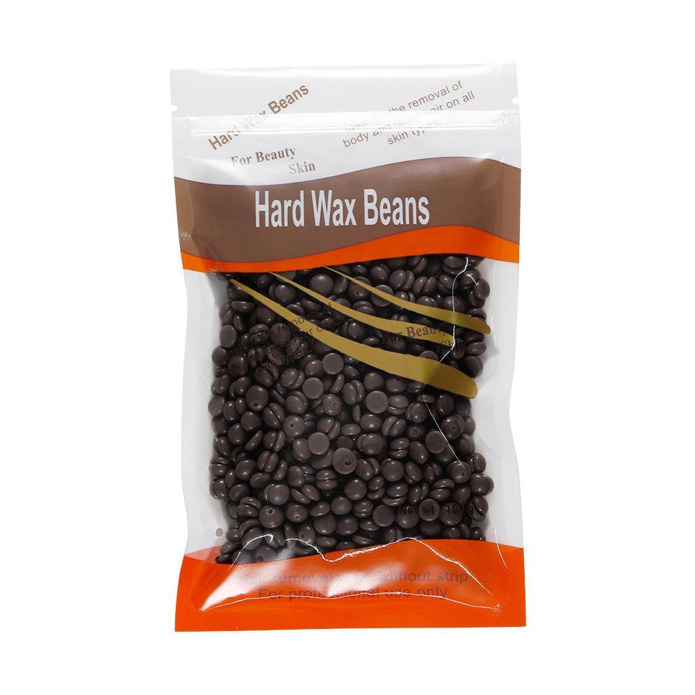 300g Hard Wax Beans for Body Hair Removal, No Strip - Choclate