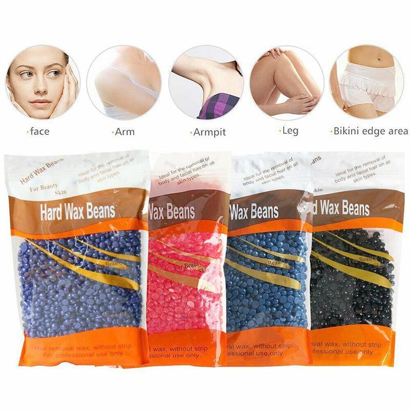300g Hard Wax Beans for Body Hair Removal, No Strip - Honey - view 12