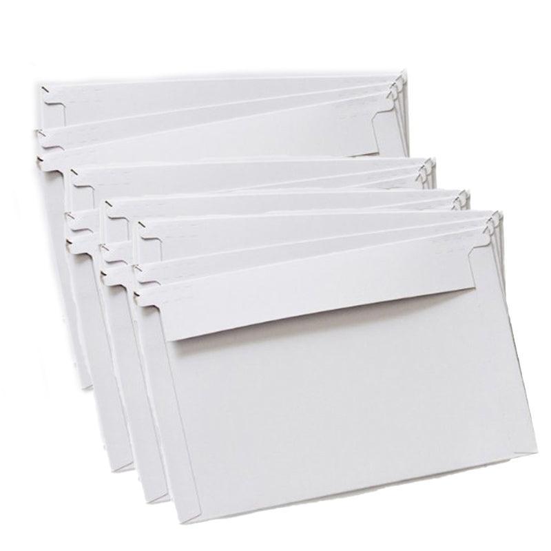 300gsm White Card Express Post Envelopes - 160 x 245 mm, Pack of 100