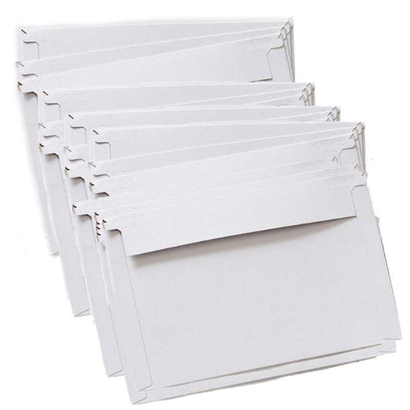 300gsm White Card Express Post Envelopes - 160 x 245 mm, Pack of 300