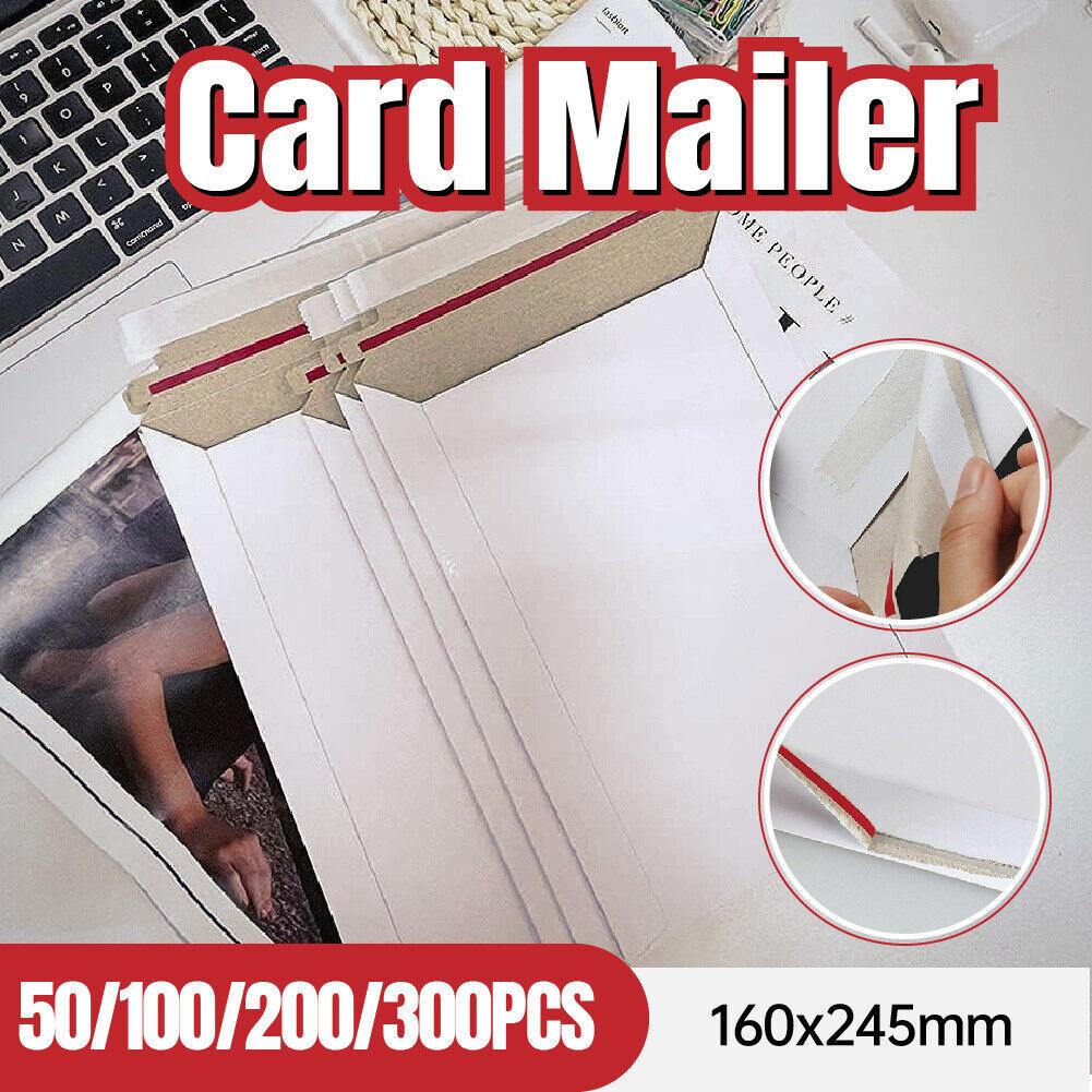 300gsm White Card Express Post Envelopes - 160 x 245 mm, Pack of 50 - view 2