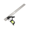 300mm Adjustable Combination Square with Level Bubble and Scribe - view 2