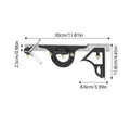 300mm Multifunctional Angle Ruler with 180 Degree Protractor and Level - Stainless Steel - view 3
