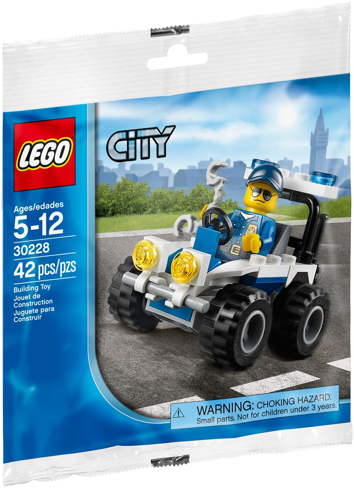 LEGO 30228 Police ATV Set - City Police Quad Bike