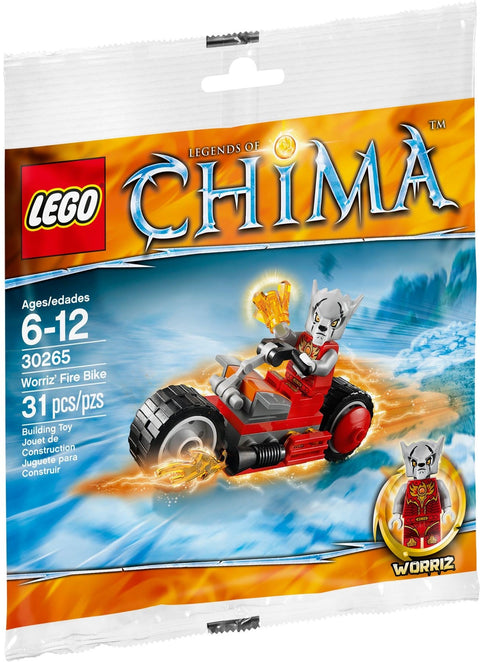 LEGO 30265 Worriz' Fire Bike - Legends of Chima - SuperSaverAU - view 1