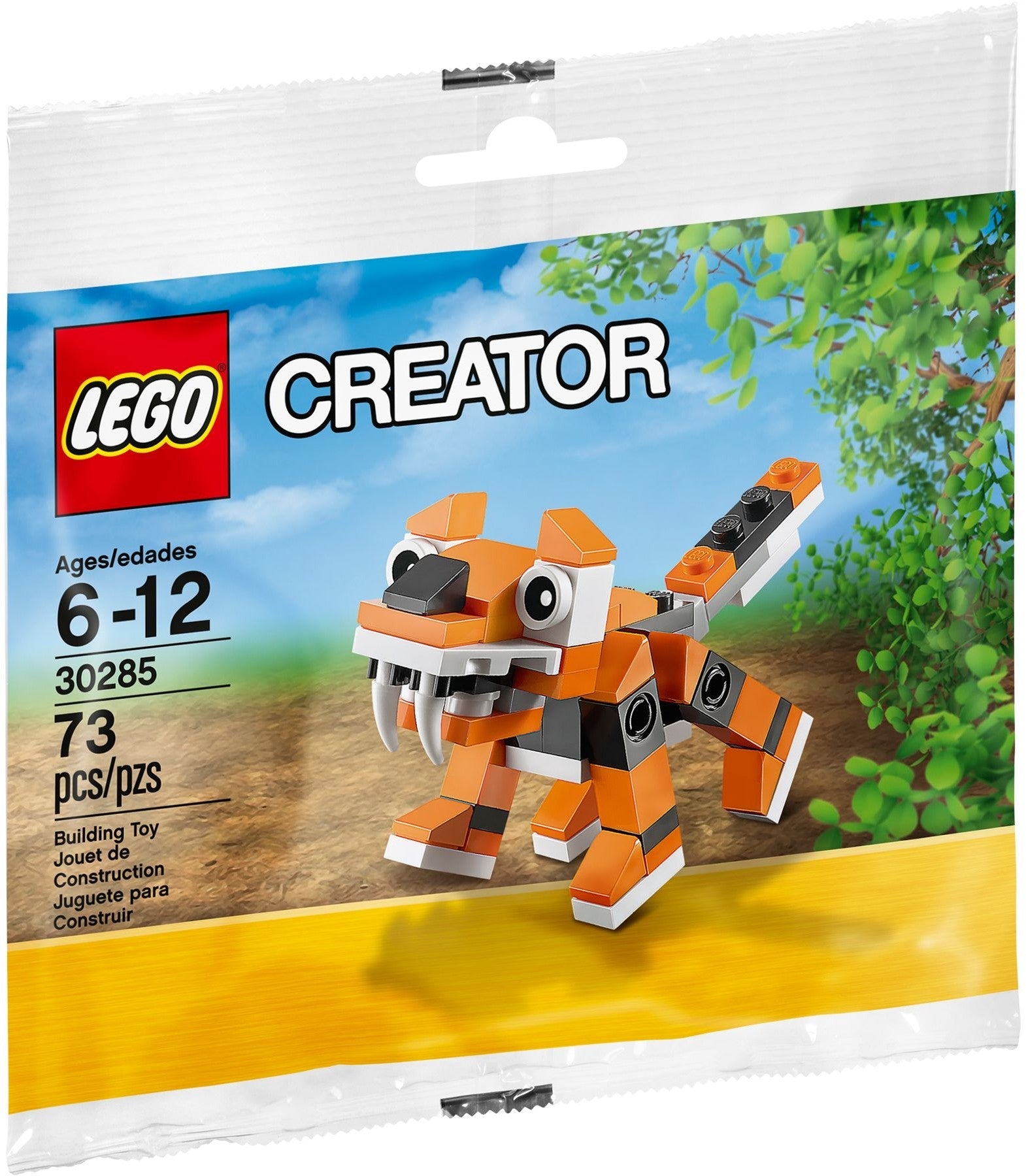LEGO 30285 Tiger - Creator Polybag Set (Instructions) - SuperSaverAU - view 1