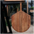 Gozney Acacia Wood Pizza Peel and Server 16-Inch XL - FSC-Certified Acacia - Brown - Etched Guides - AD1771