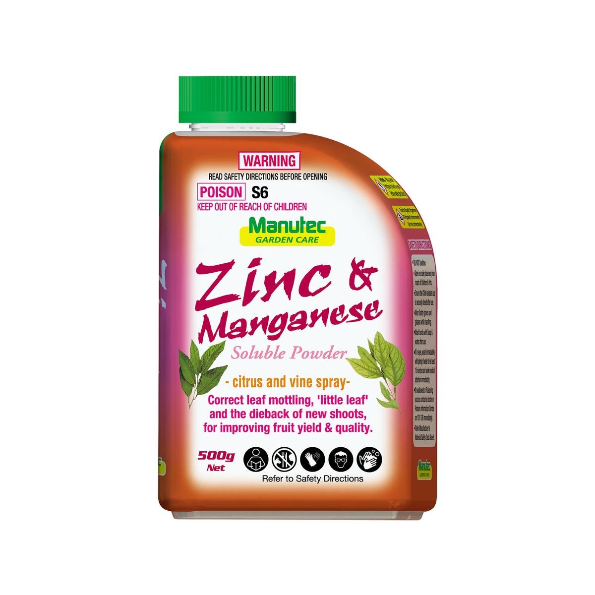 Manutec Zinc Manganese Soluble Powder - 500g - Water Soluble - Safe for Vegetables - SuperSaverAU - view 1
