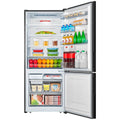 Hisense 417L Bottom Mount Fridge - Charcoal Finish, 4.5 Star Energy, Inverter Technology - HRBM419B