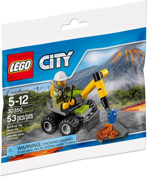 LEGO 30350 City Volcano Jackhammer Polybag - SuperSaverAU - view 1