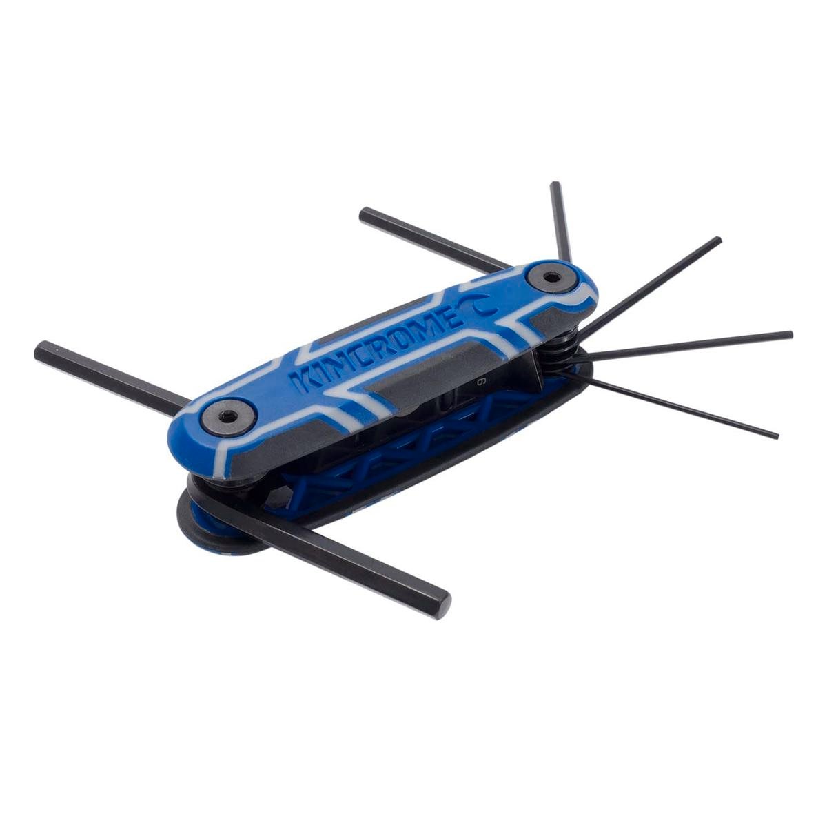 Kincrome 7 Piece Metric Folding Hex Key Set - 1.5mm to 6mm - Cr-V Steel - SuperSaverAU - view 1