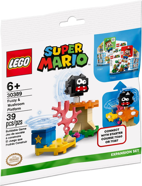 LEGO 30389 Super Mario Fuzzy & Mushroom Platform - SuperSaverAU - view 1
