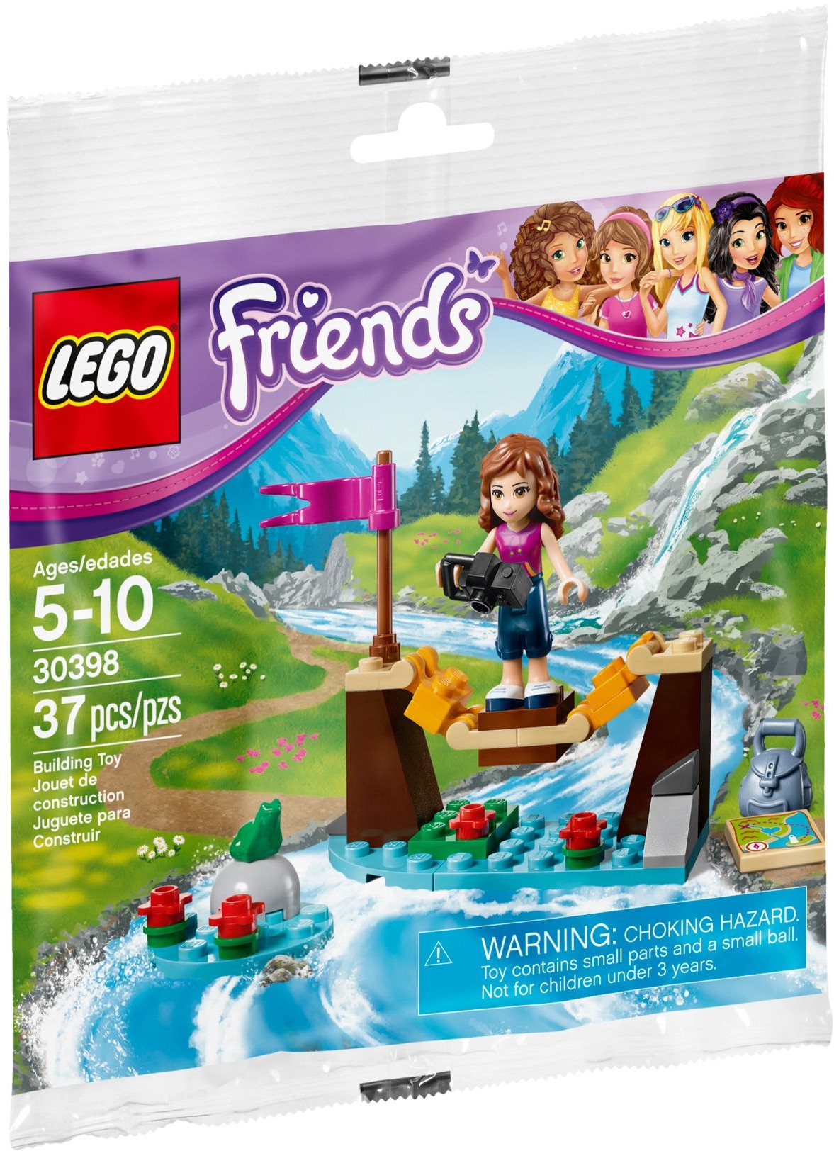 LEGO 30398 Friends Adventure Camp Bridge - SuperSaverAU - view 1