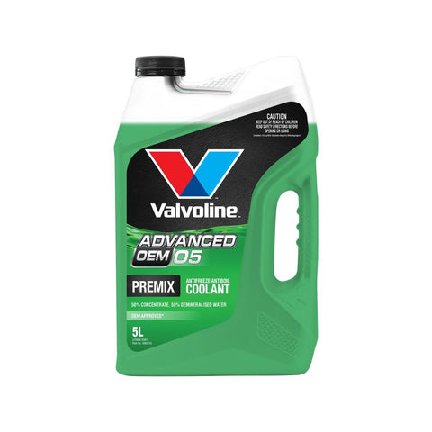 Valvoline 5L OEM Advanced 05 Coolant - Ethylene Glycol - Long-lasting Protection - SuperSaverAU - view 1