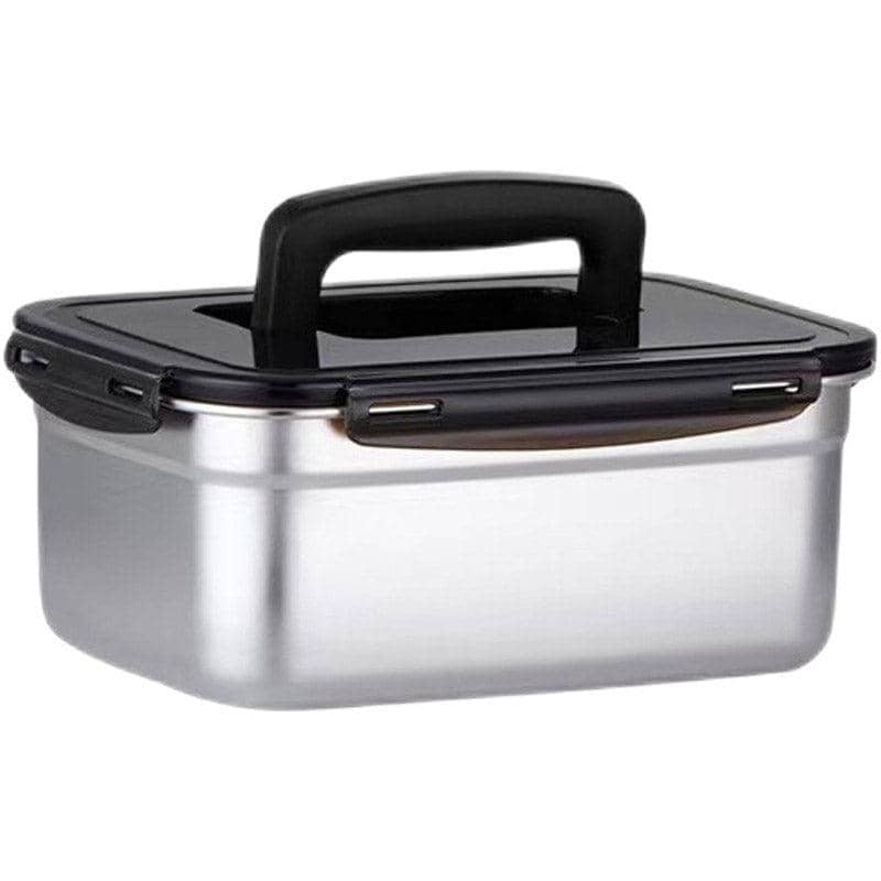 304 Stainless Steel Crisper Box with Lid - 3800ml Lunch Box - view 2