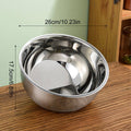 304 Stainless Steel Drain Basket for Rice, Vegetables and Fruit Washing - view 3