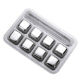 304 Stainless Steel Reusable Ice Cubes for Whiskey and Wine, Set of 8 - view 2