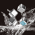 304 Stainless Steel Reusable Ice Cubes for Whiskey and Wine, Set of 8 - view 4