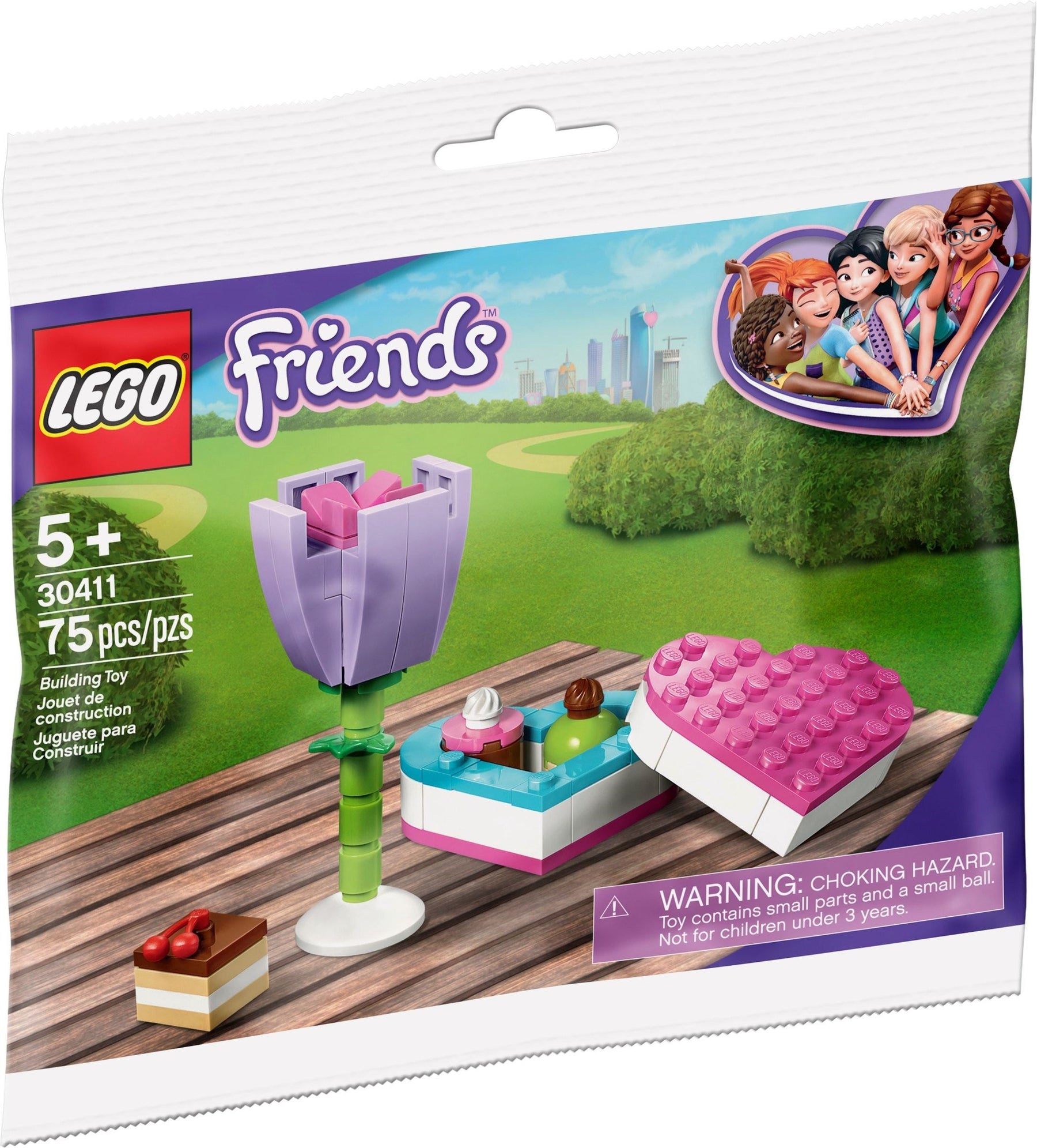 LEGO 30411 Valentine’s Chocolate & Flower - SuperSaverAU - view 1