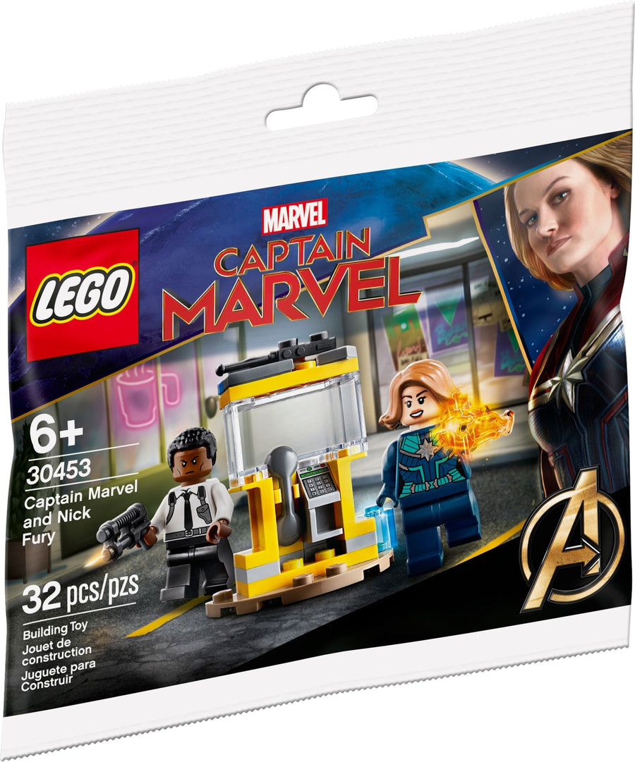 LEGO 30453 Captain Marvel & Nick Fury Minifigures Polybag - SuperSaverAU - view 1