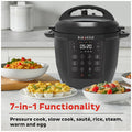 Instant Pot Rio Series 5.7L Multi Cooker - Anti-Spin Stainless Steel Pot, Status Lights, Black - 112200001AU