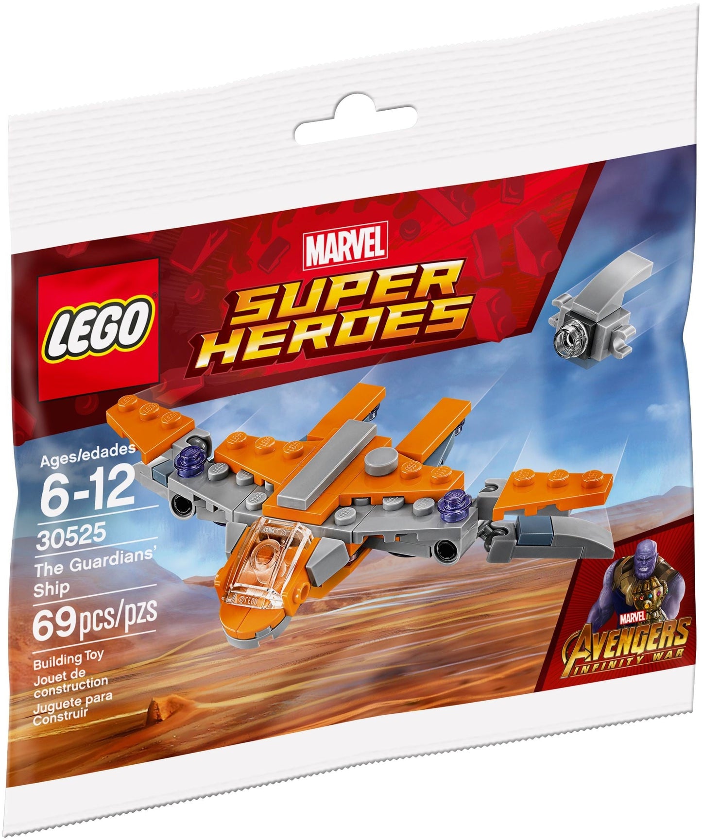 LEGO 30525 Guardians' Ship - Mini Marvel Avengers Spaceship
