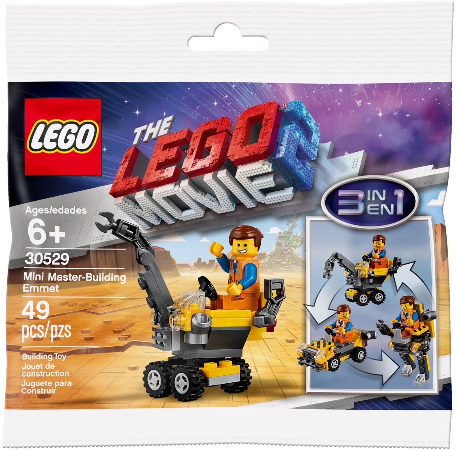 LEGO 30529 Mini Master-Building Emmet Polybag - SuperSaverAU - view 2