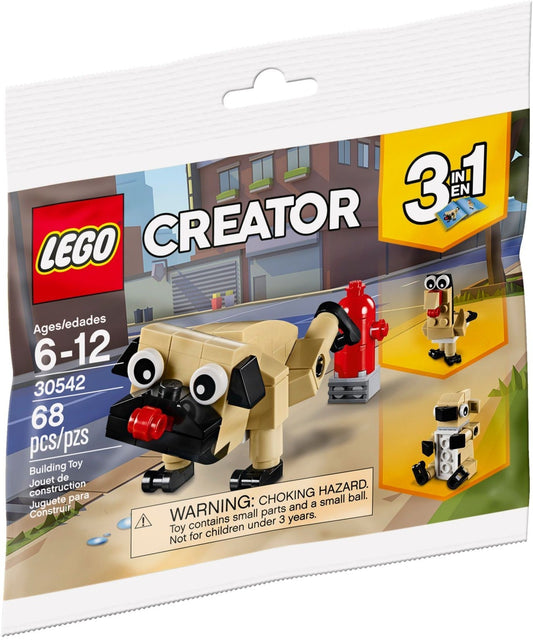 LEGO 30542 Cute Pug 3-in-1 Animal Set - Koala & Turkey