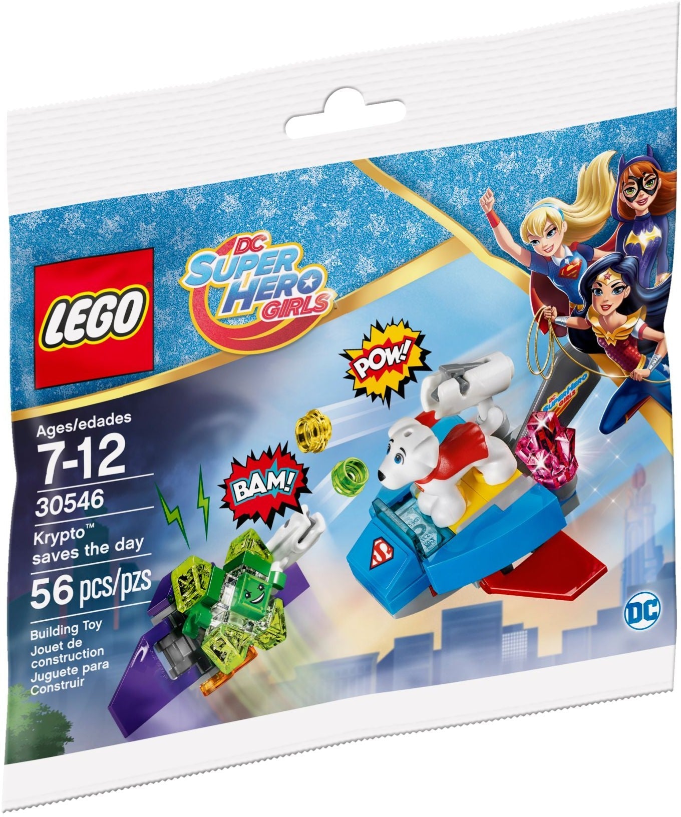 LEGO 30546 DC Super Hero Girls Krypto Saves the Day Polybag - SuperSaverAU - view 1