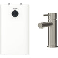 Stiebel Eltron SNU 10 PLUS 10L Storage Hot Water Unit - Nickel Fixed Spout Mixer, 115mm Reach - 208204