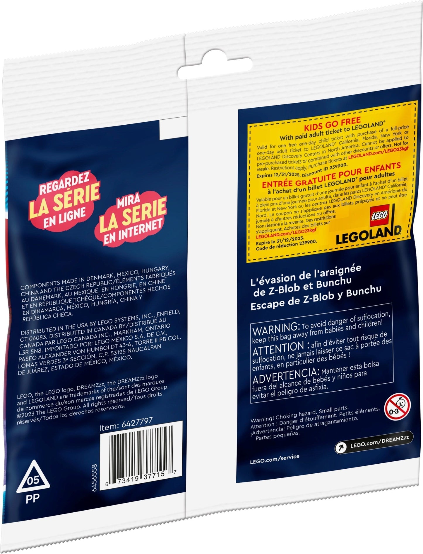 LEGO Dreamzzz 30636 Z-Blob and Bunchu Spider Escape