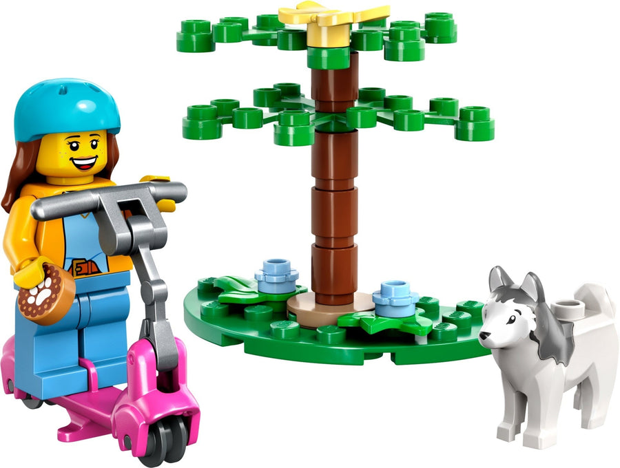 LEGO City 30639 Dog Park and Scooter Playset - SuperSaverAU - view 1
