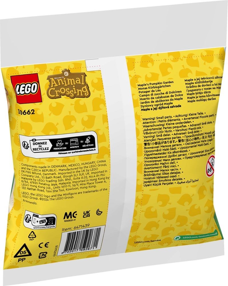 LEGO Animal Crossing 30662 Maple’s Pumpkin Garden Polybag - SuperSaverAU - view 1