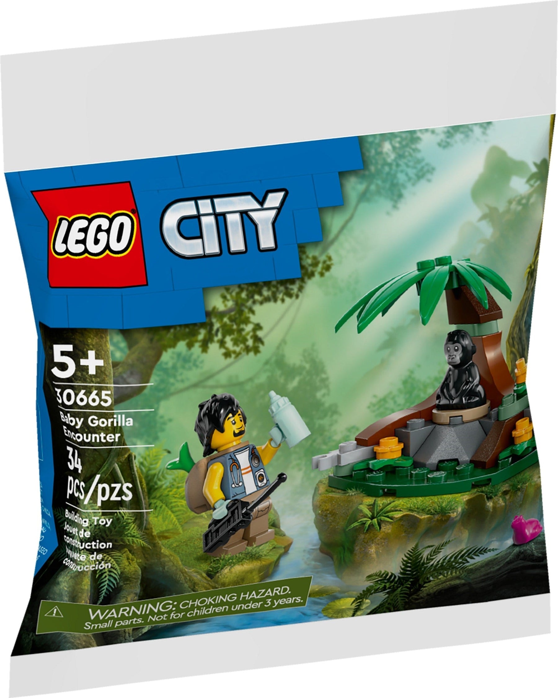 LEGO City 30665 Baby Gorilla Encounter Polybag - SuperSaverAU - view 1