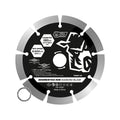 Full Boar 180mm Segmented Rim Diamond Blade - Cured Concrete Cutting - SuperSaverAU - view 1