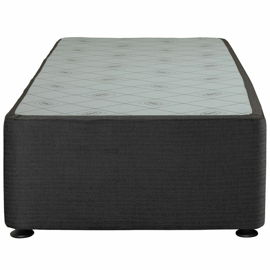 Sealy Long Single Spacesaver Base Left Drawers - Black Fabric, Patented Module Support - 728136