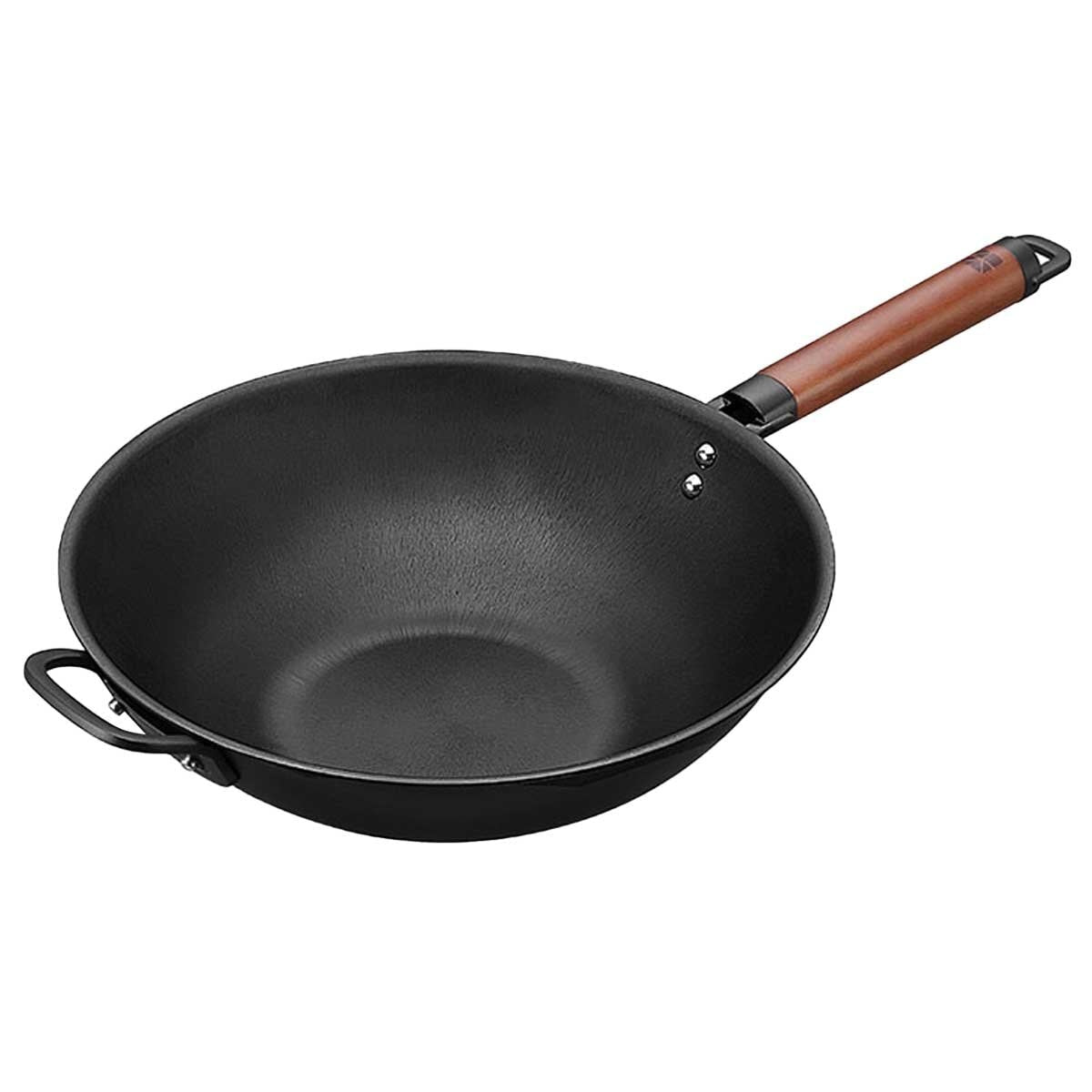 SANHO Nonstick Iron Wok 32cm - SuperSaverAU - view 3