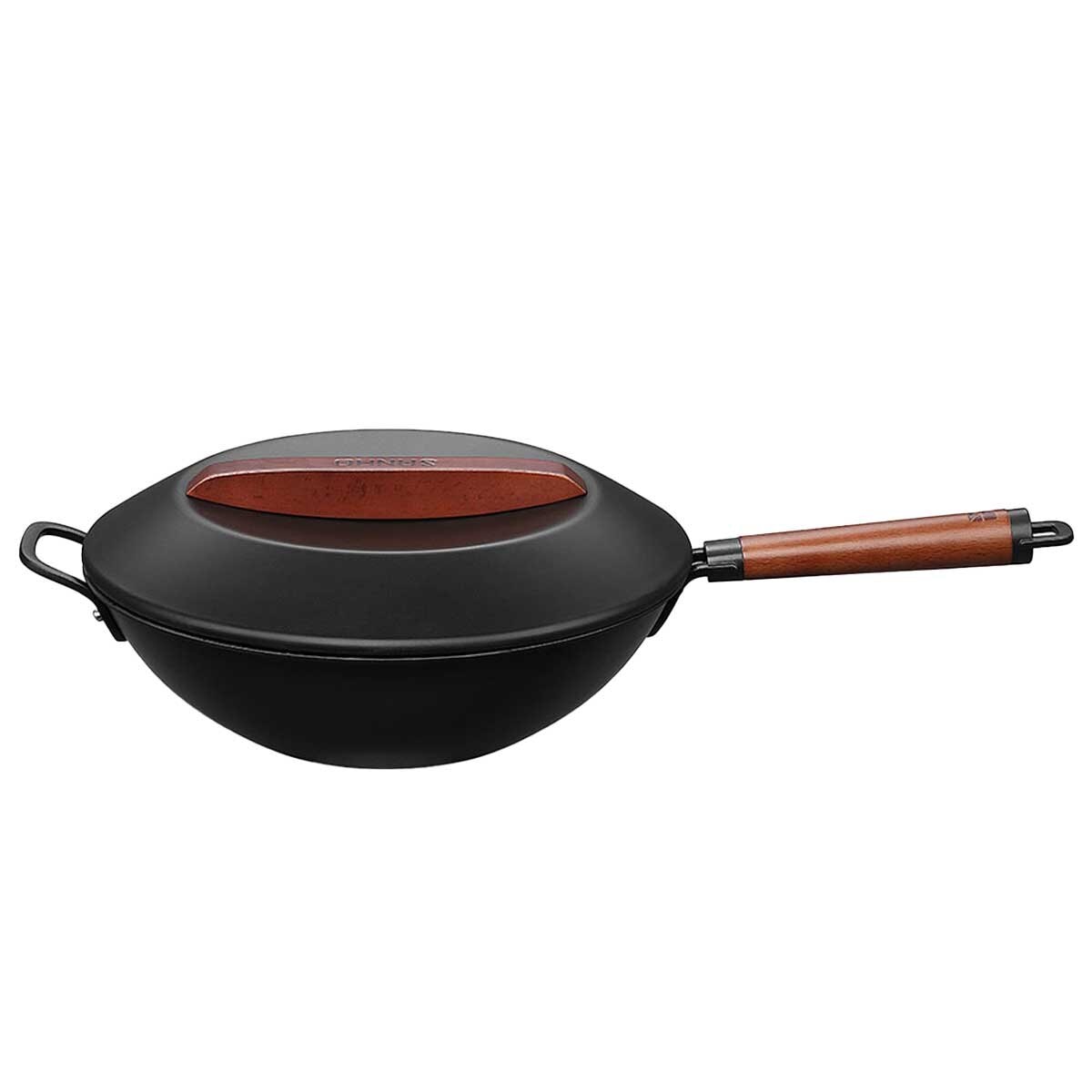 SANHO Nonstick Iron Wok 32cm - SuperSaverAU - view 2